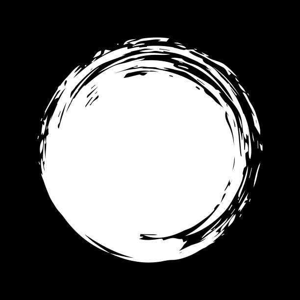 手绘墨圈图片下载