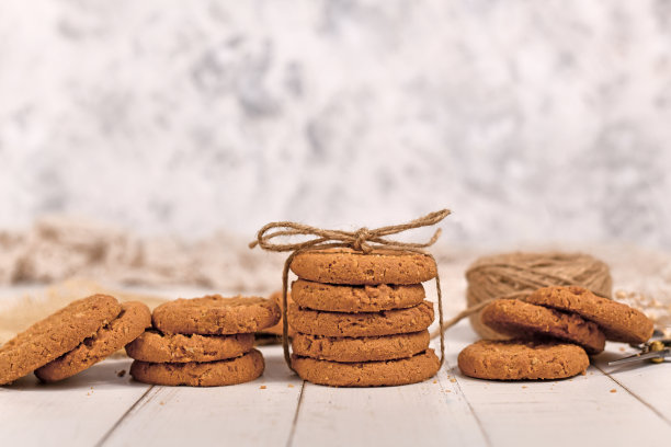 自制燕麦饼干图片下载