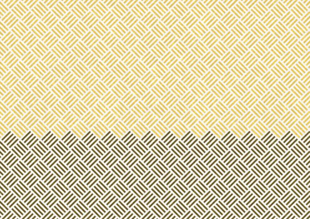 金色双色传统日本图案背景图片下载