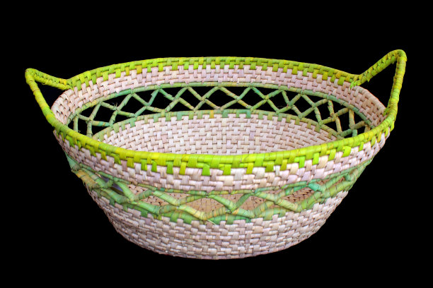 手工枣棕榈叶工艺品图片下载