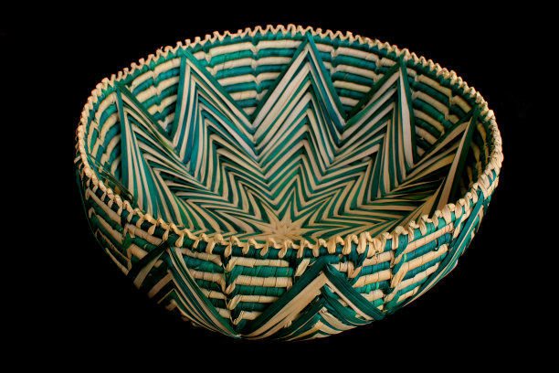 手工枣棕榈叶工艺品图片下载