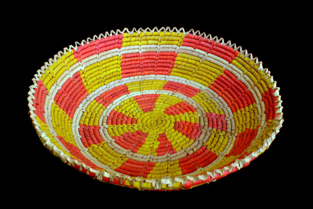 手工枣棕榈叶工艺品图片下载