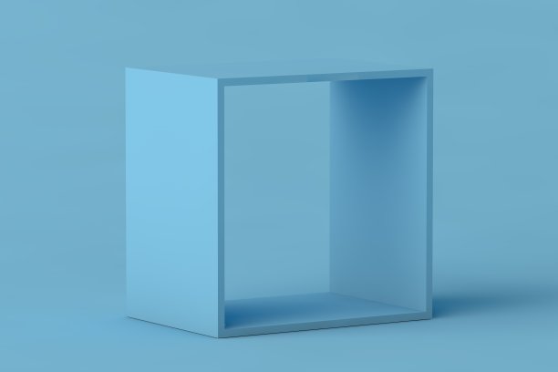 蓝色方块图片下载