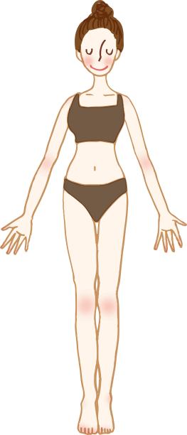 一个穿着内衣站着的年轻女人。图片下载