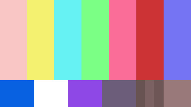 电视颜色代码SMPTE Type 2(人造色，柔和色)图片下载