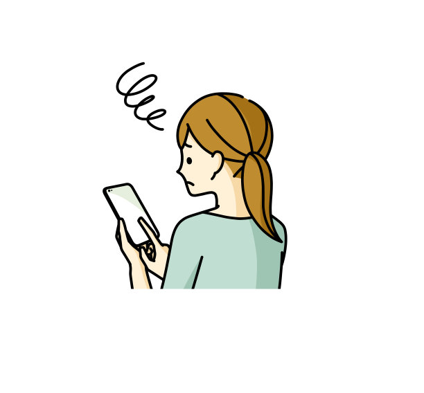 一个需要帮助的女人在用智能手机图片下载