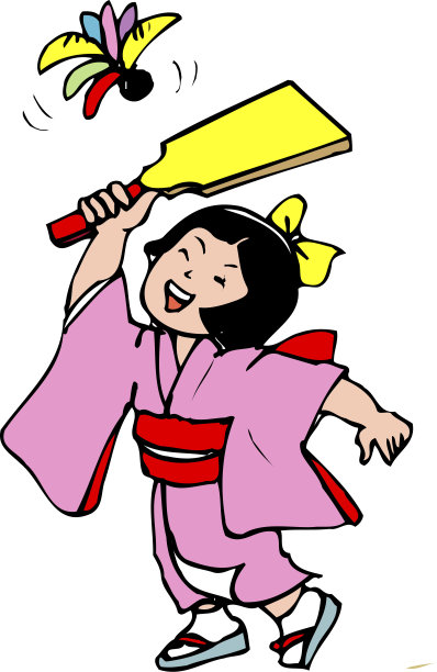 日本羽毛球(Hanetsuki)图片下载