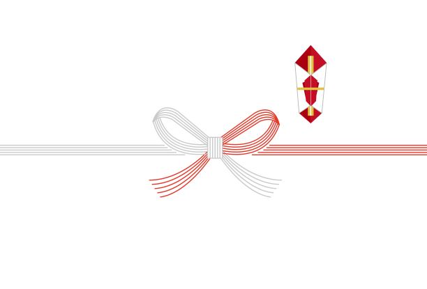 Noshi的矢量插图材料/ Mizuhiki / Parts / Noshi /日本风格图片下载