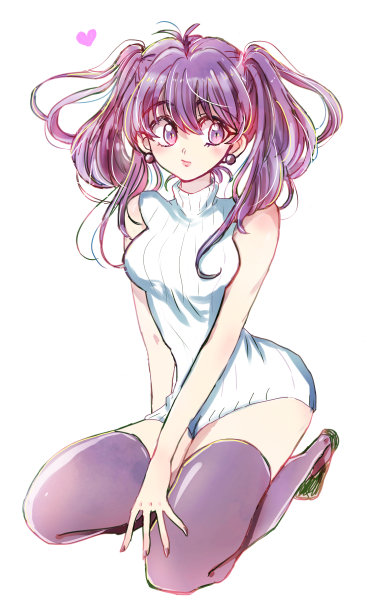 一个无袖小恶魔女人的插图图片下载