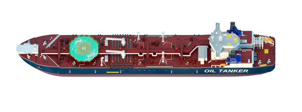 北极油轮船舶。3 d渲染图片下载