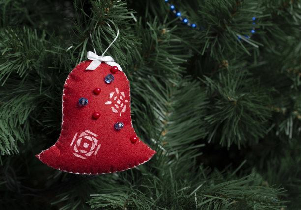 圣诞树玩具-红铃铛图片下载