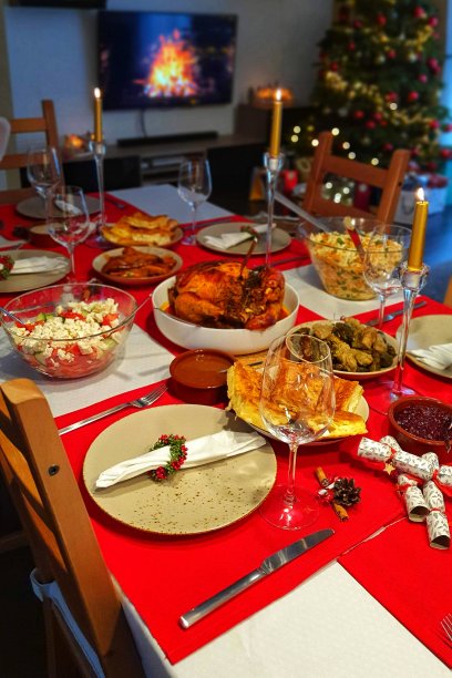 圣诞晚餐图片下载