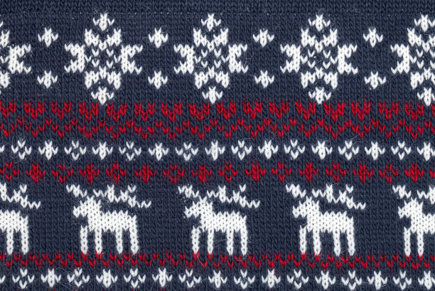 驼鹿针织布装饰图片下载