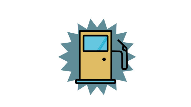 燃油泵图标，汽油短缺危机的标志图片下载