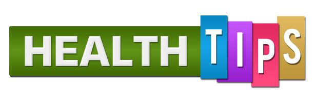健康小贴士彩色条纹吧图片下载