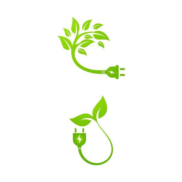 生态动力矢量图标设计插图图片下载