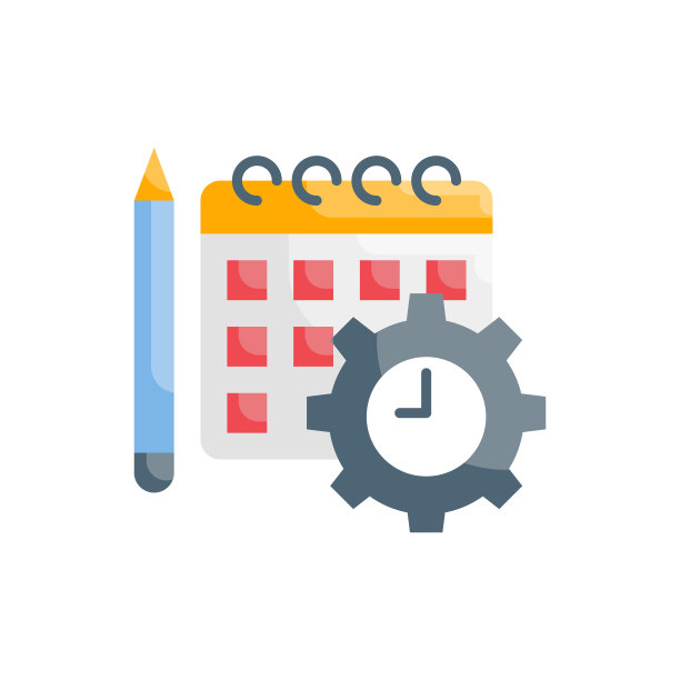 计划矢量平面图标风格插图。EPS 10个文件图片下载