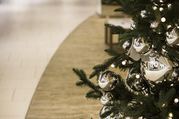 城市里的圣诞装饰图片下载