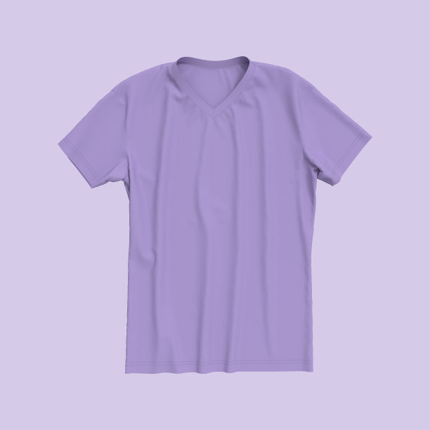 空白t恤模型在前面，侧面和背面的观点图片下载