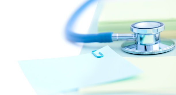 听诊器(空白便条纸)图片下载