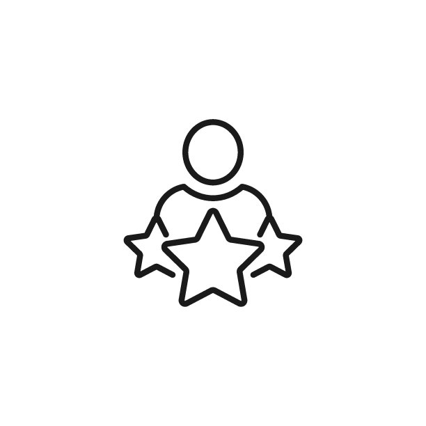 在明星旁边的线图标的无名演员图片下载