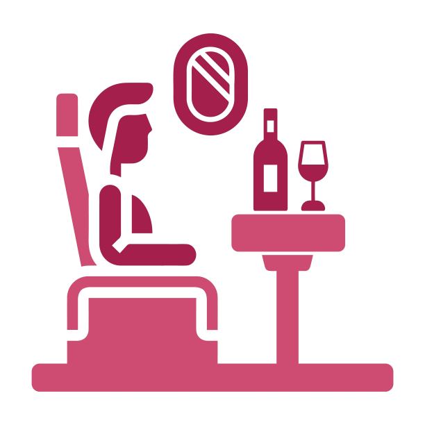 饮料，头等舱，机上小吃，飞机餐，茶点，旅行标志图片下载