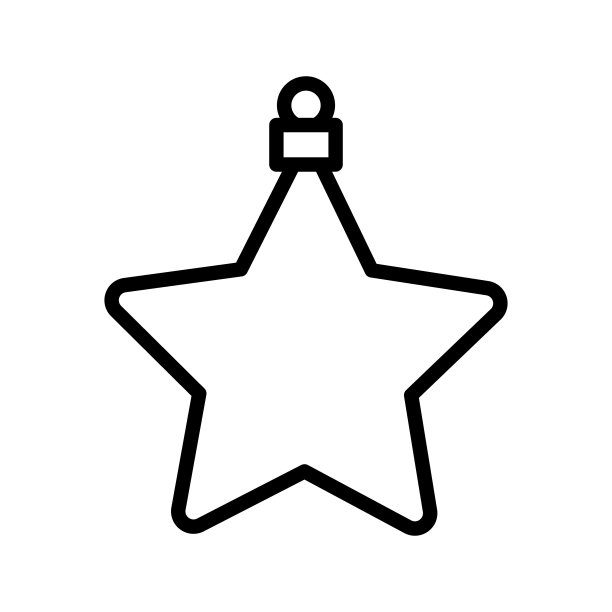 圣诞球平线图标。圣诞装饰孤立在白色背景上。轮廓标志的移动概念和网页设计，商店图片下载