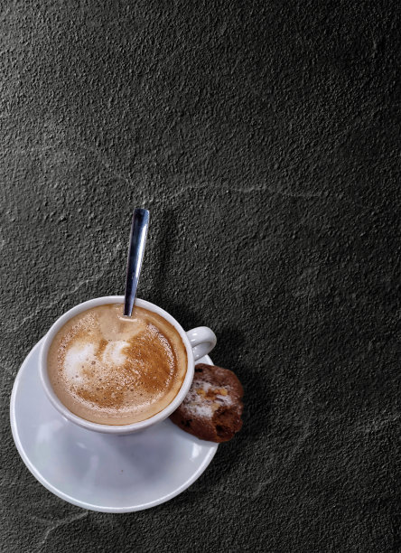 一杯咖啡的垂直照片图片下载