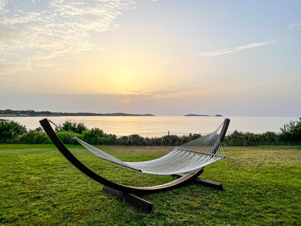 吊床日出时图片下载