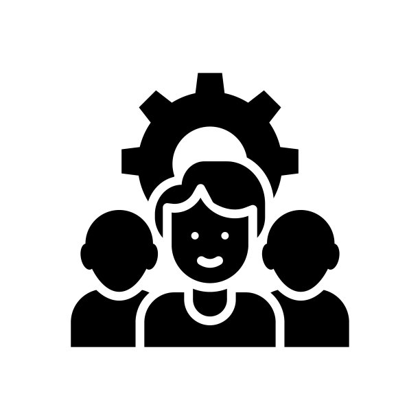 管理矢量固体图标风格插图。EPS 10个文件图片下载