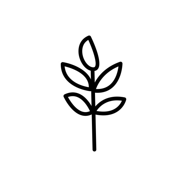 树叶图标、植物图标矢量素材图片下载