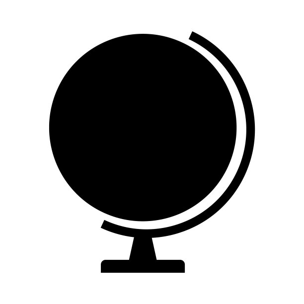 Globus地图图标，地球地球符号，旅行到世界，为web，标志，网站矢量插图图片下载