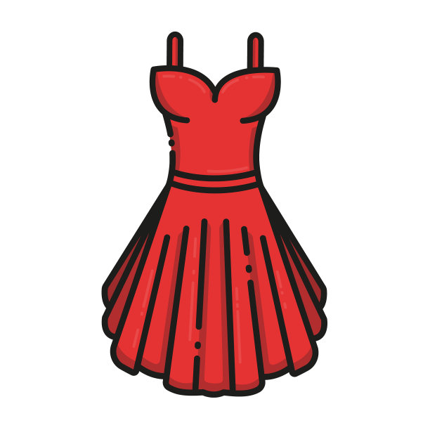 红色的礼服图片下载