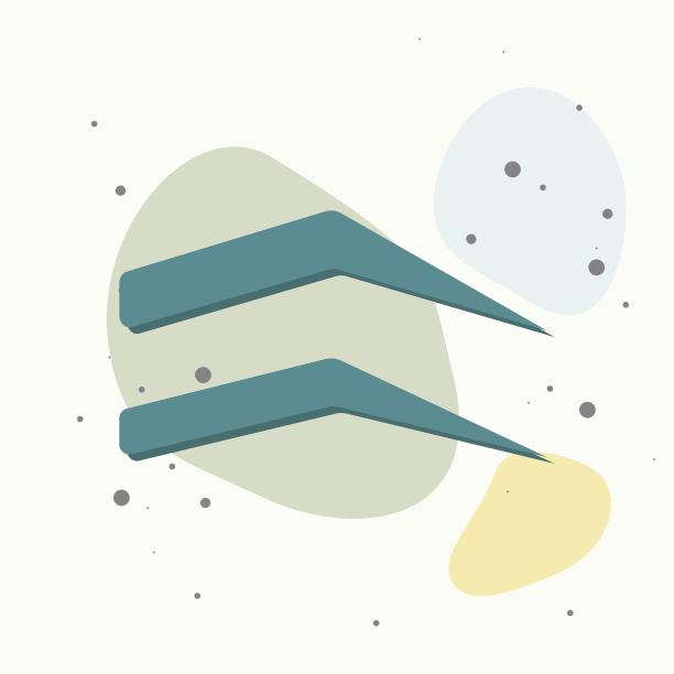 矢量眉毛图标上的多彩背景。图片下载