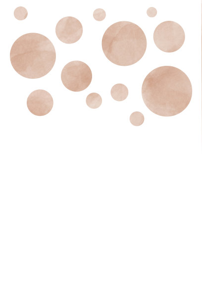 用水彩画出不同直径的圆圈。在白色背景上的单色。图片下载