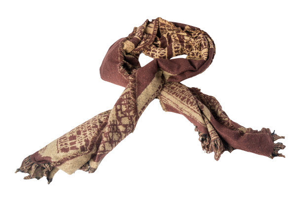 女性围巾被隔离在白色背景上。时尚女性的附属图片下载