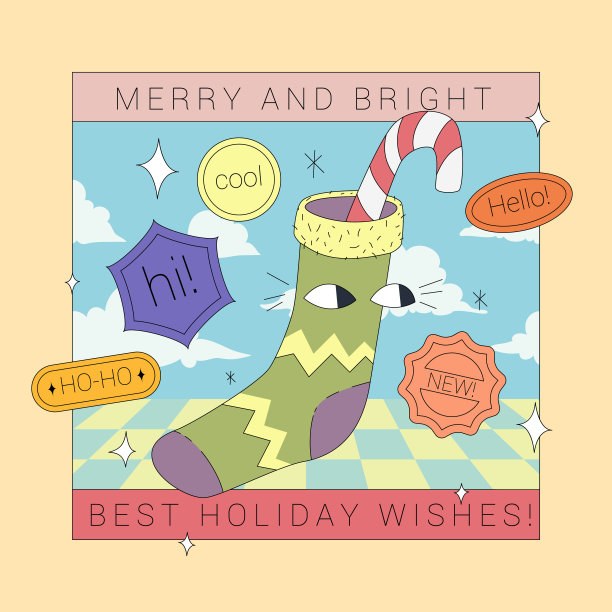 圣诞袜漫画人物图片下载