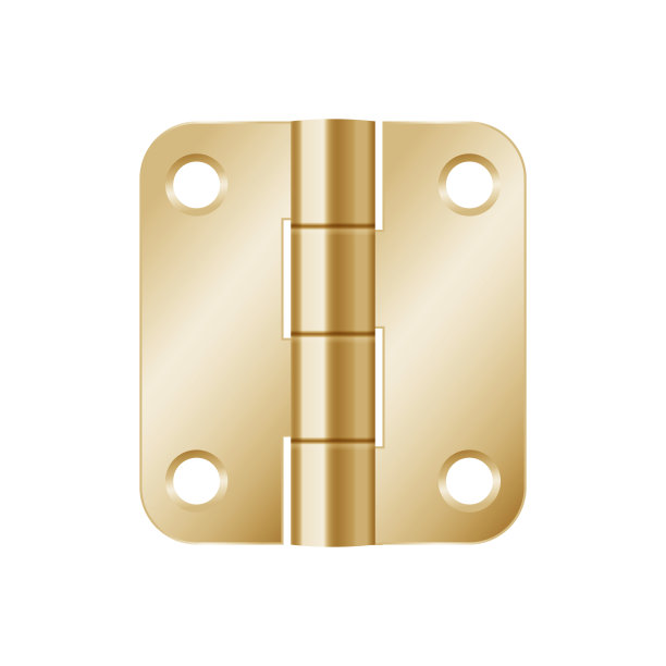 金门铰链逼真。可调节固定孔的金属榫眼设备图片下载