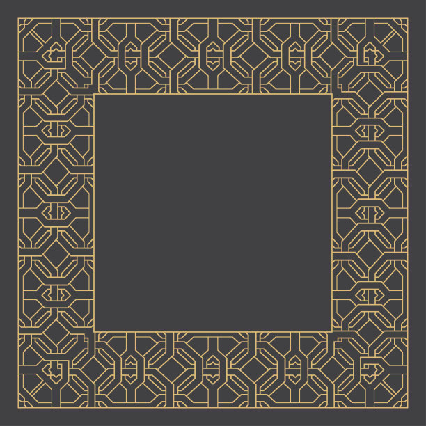 线性装饰框图片下载