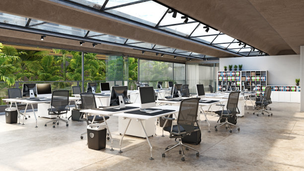 现代办公室内设计理念图片下载