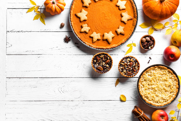 秋天感恩节馅饼图片下载
