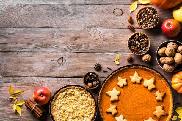 秋天感恩节馅饼图片下载