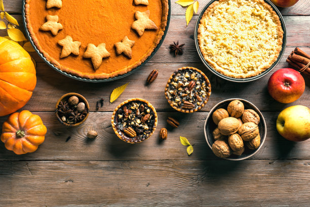 秋天感恩节馅饼图片下载