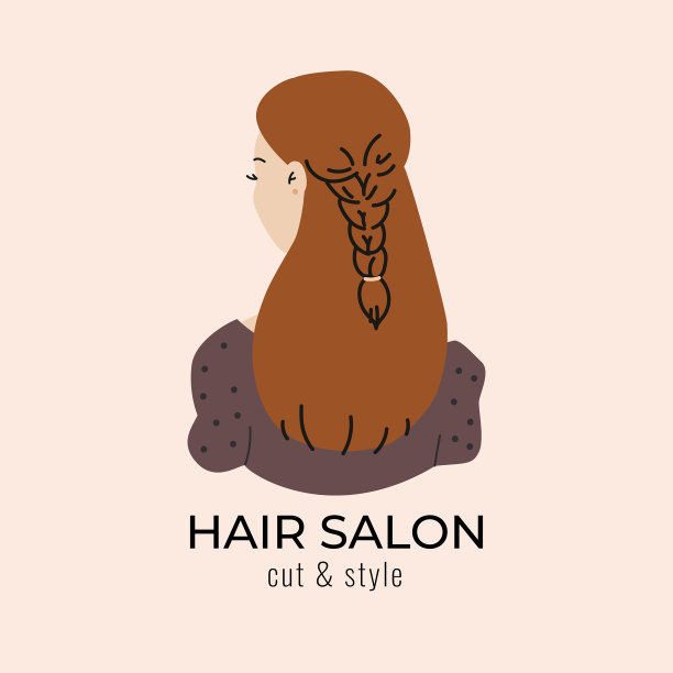 发型优雅的年轻女子。图片下载