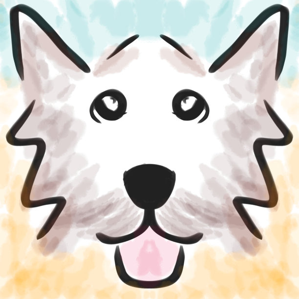 画狗的脸图片下载