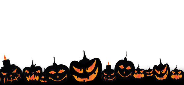 万圣节南瓜笑背景图片下载