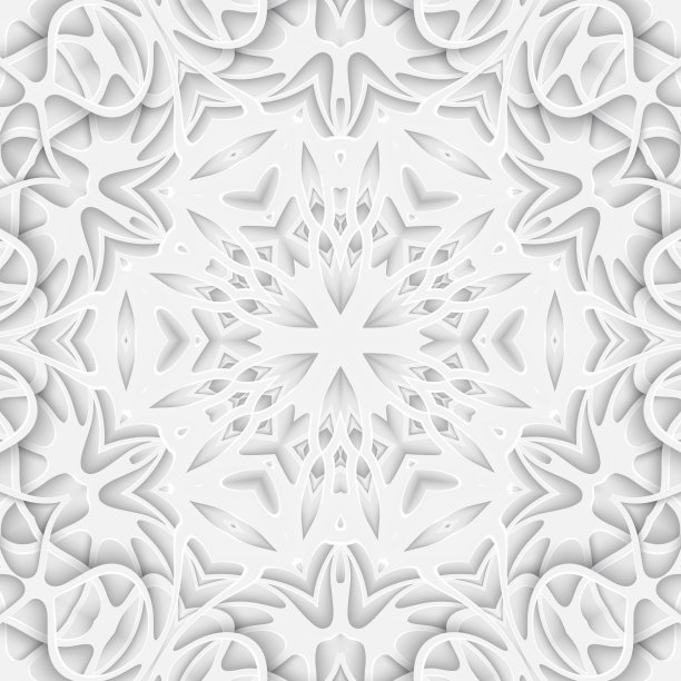 白色雕刻纸削减背景书封面。曲线线和波层。3d渲染海报模板模式说明图片下载