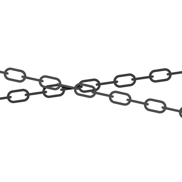 平面设计中的链向量插图图片下载