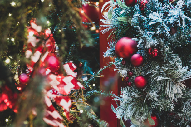 圣诞树装饰品图片下载