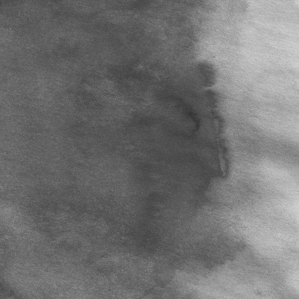 黑白手绘水彩抽象背景。图片下载